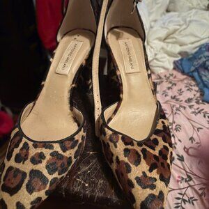 Leopard Print Gianni Bini Block Heel